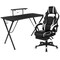 Flash Furniture Black Gaming Desk-Cup Holder/Reclining Chair Set BLN-X40RSG1031-WH-GG - alternate 7